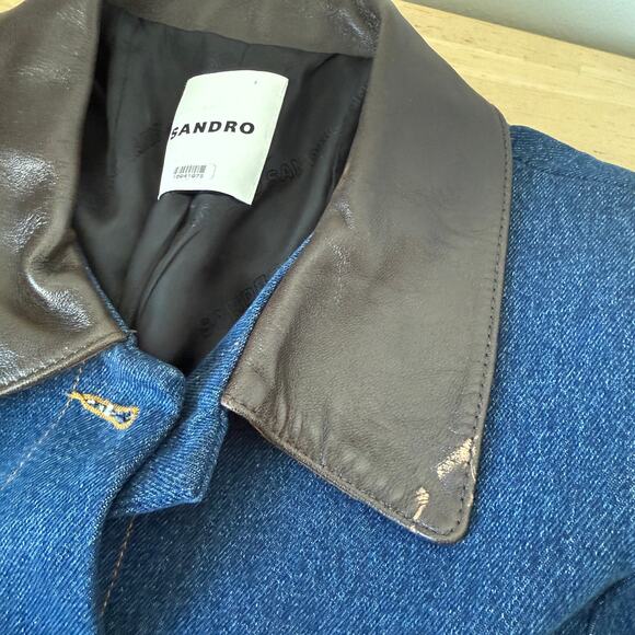 Sandro Sierra Denim Jacket - Picture 4 of 8